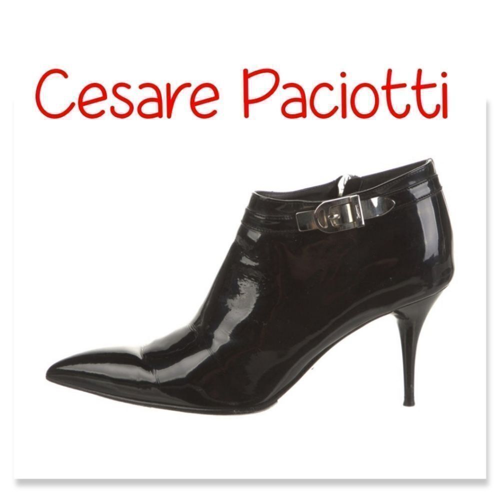 Cesare Paciotti Stiletto Bootie EUC